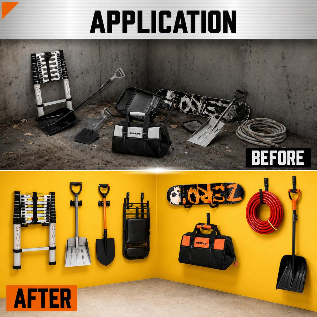 HORUSDY Heavy-Duty Garage Storage Hooks for Wall Mounting
