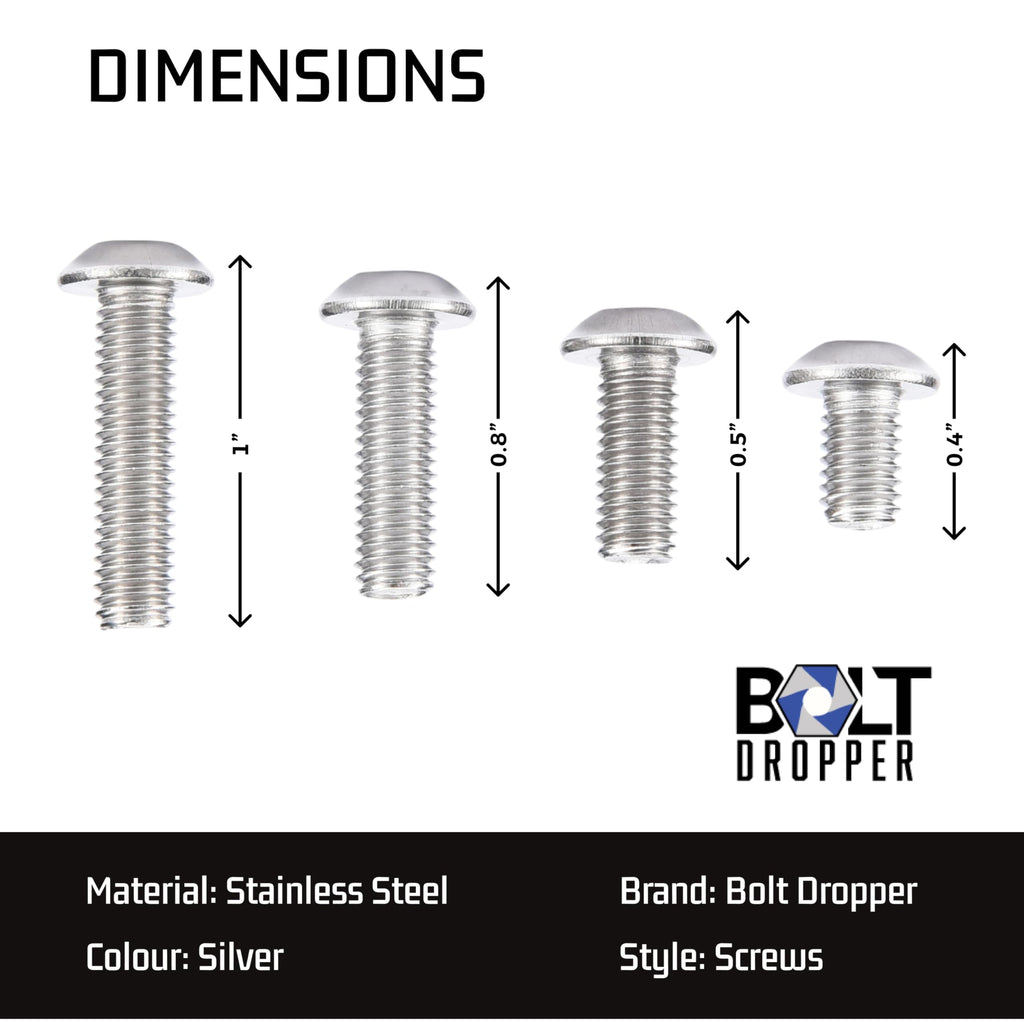Bolt Dropper Hardware Machine Screws Assortment Kit - Screws Nuts Washers Set Organizers - Nuts and Bolts Assortment Organizer - Metric Bolt and Nut Screw Storage - Heavy Duty Screw Kit with Case