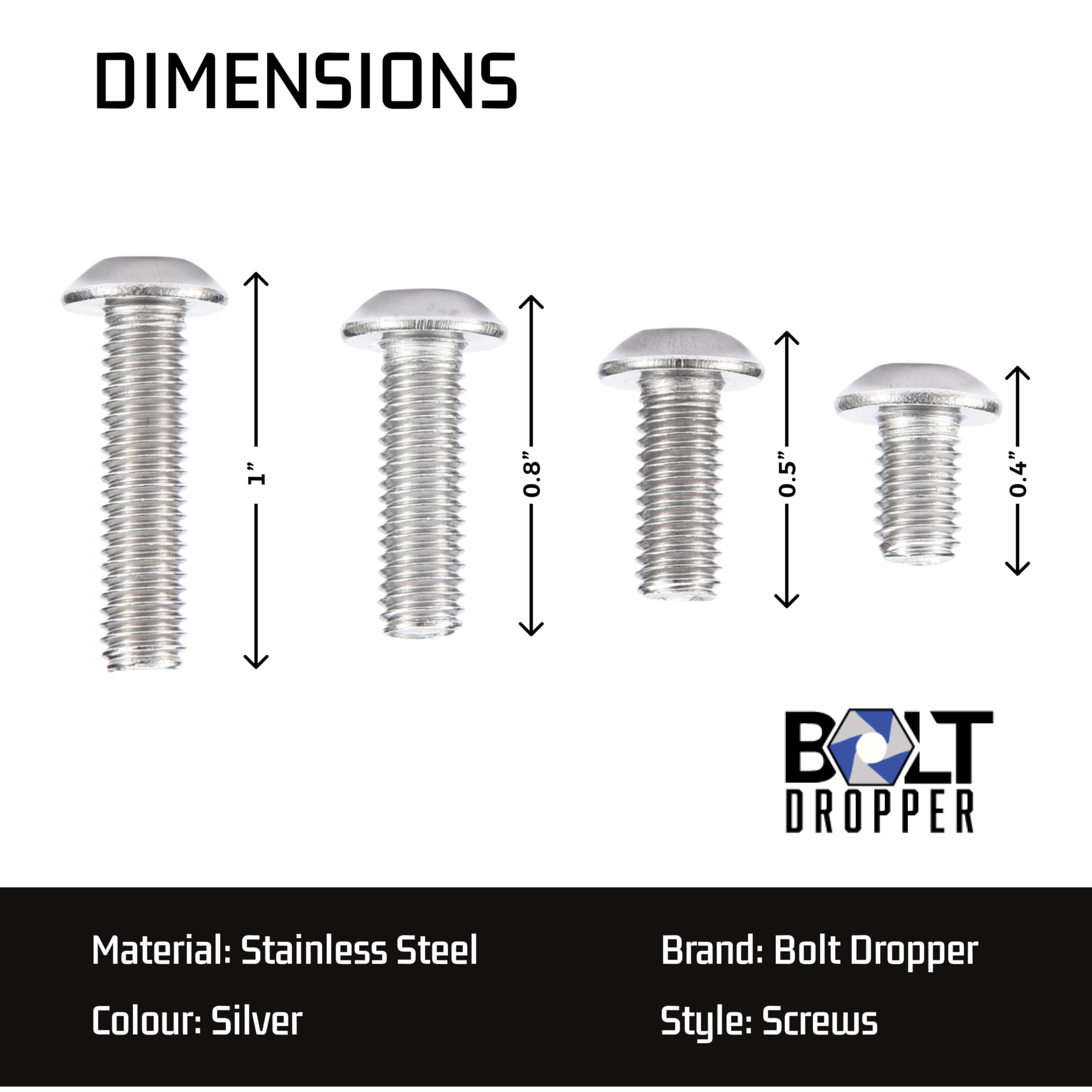 Bolt Dropper Hardware Machine Screws Assortment Kit - Screws Nuts Washers Set Organizers - Nuts and Bolts Assortment Organizer - Metric Bolt and Nut Screw Storage - Heavy Duty Screw Kit with Case