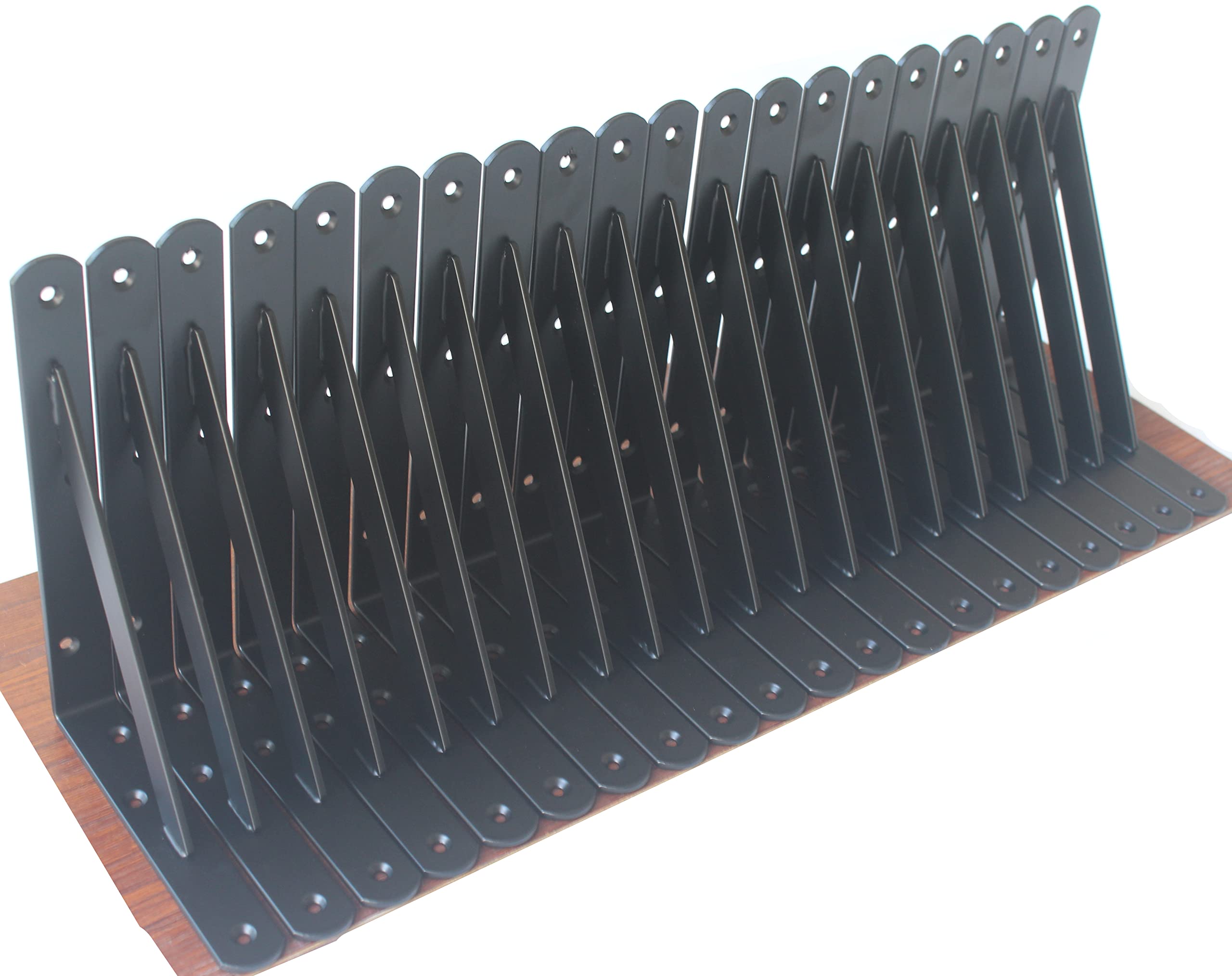 Heavy-Duty Shelf Support Angle Brackets with Screws