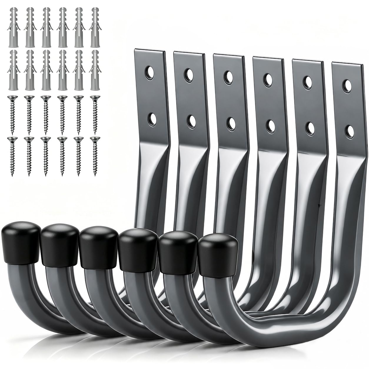 HORUSDY Heavy-Duty Garage Storage Hooks for Wall Mounting