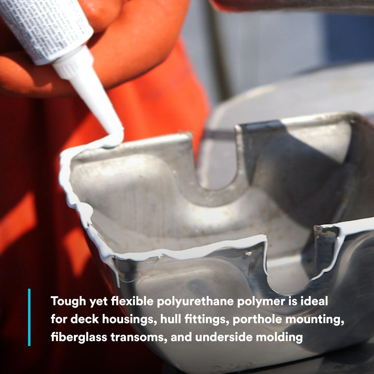 3M Marine Adhesive Sealant 5200 (06500) Permanent Bonding and Sealing for Boats and RVs Above and Below the Waterline Waterproof Repair