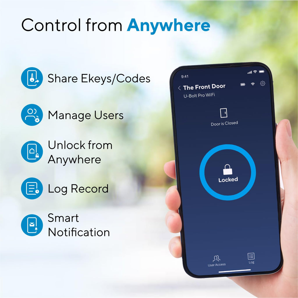 ULTRALOQ U-Bolt Pro Smart Lock with Keyless Entry