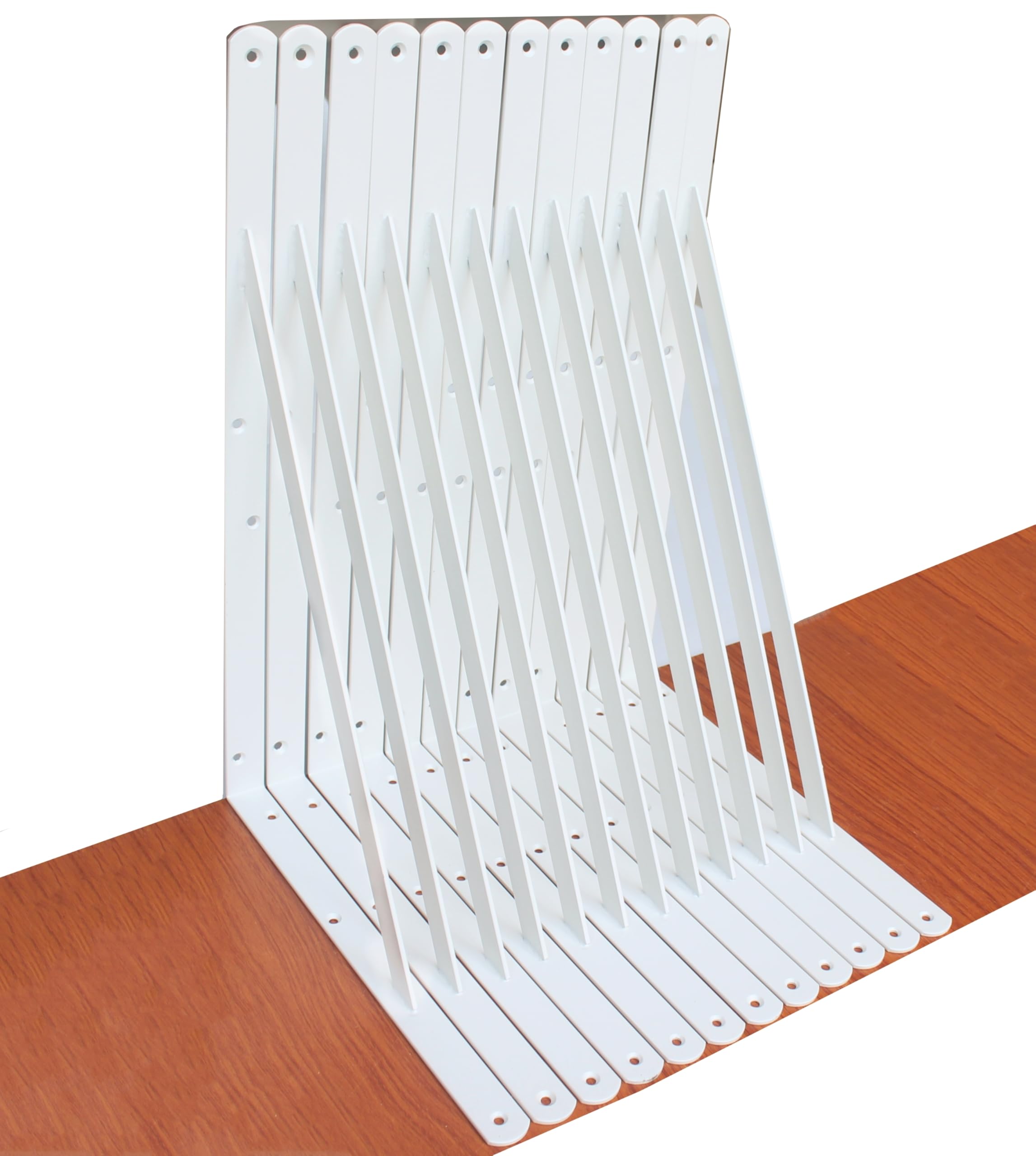 Heavy-Duty Shelf Support Angle Brackets with Screws