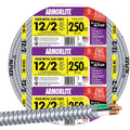 Southwire 12/2 Solid Copper MC Lite Aluminum Armored Cable