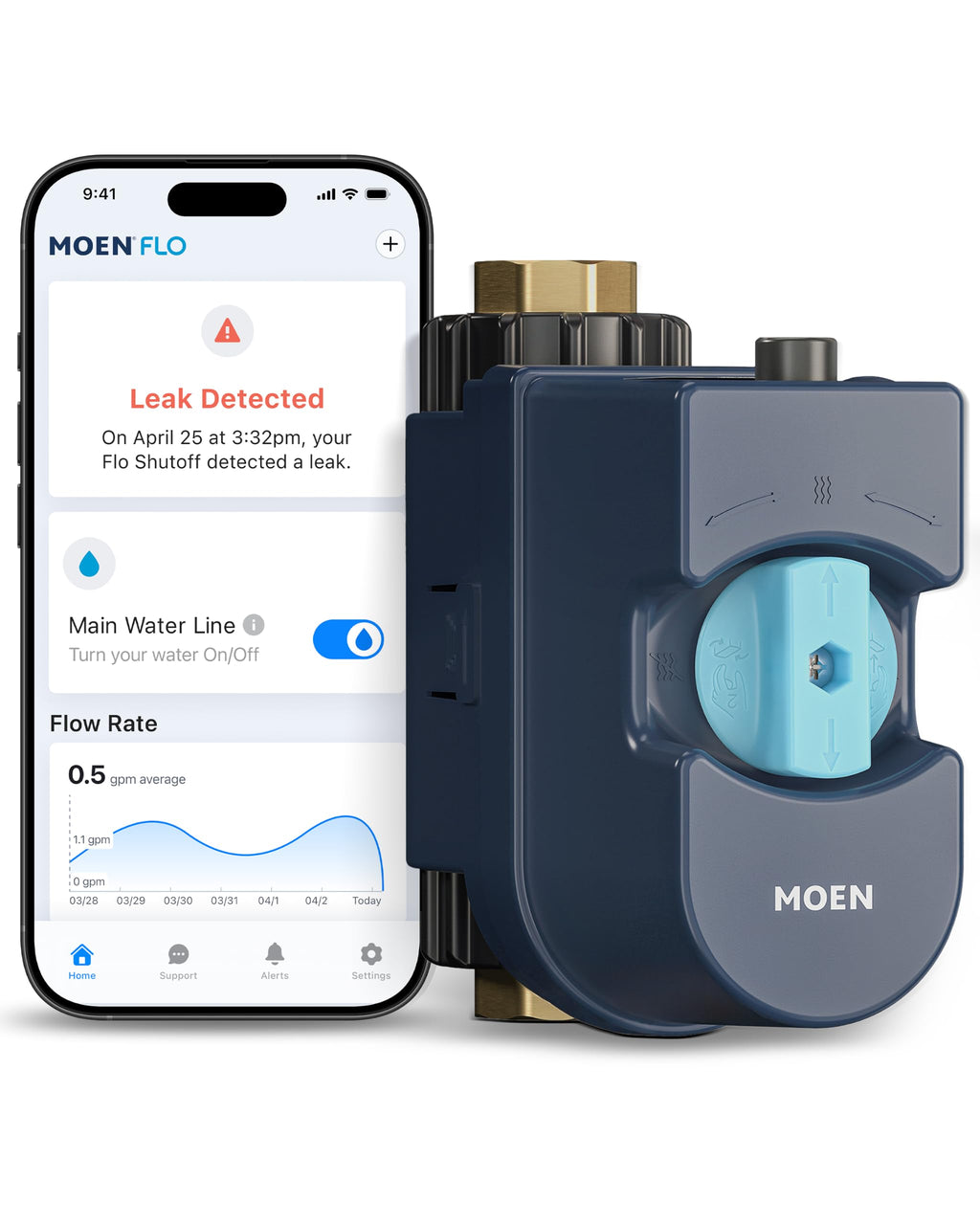 Moen Flo Smart Water Monitor & Automatic Shutoff Valve