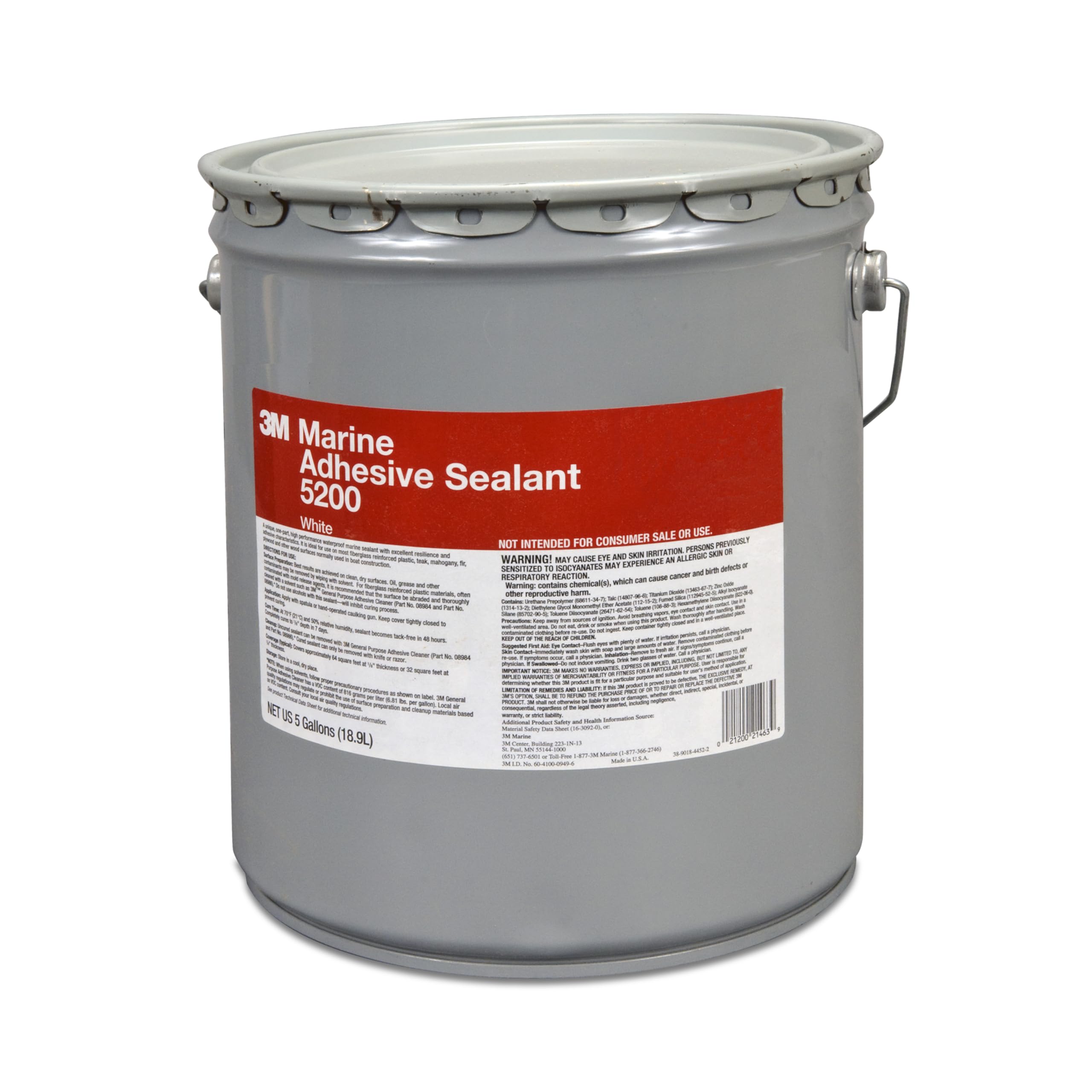 3M Marine Adhesive Sealant 5200 (06500) Permanent Bonding and Sealing for Boats and RVs Above and Below the Waterline Waterproof Repair