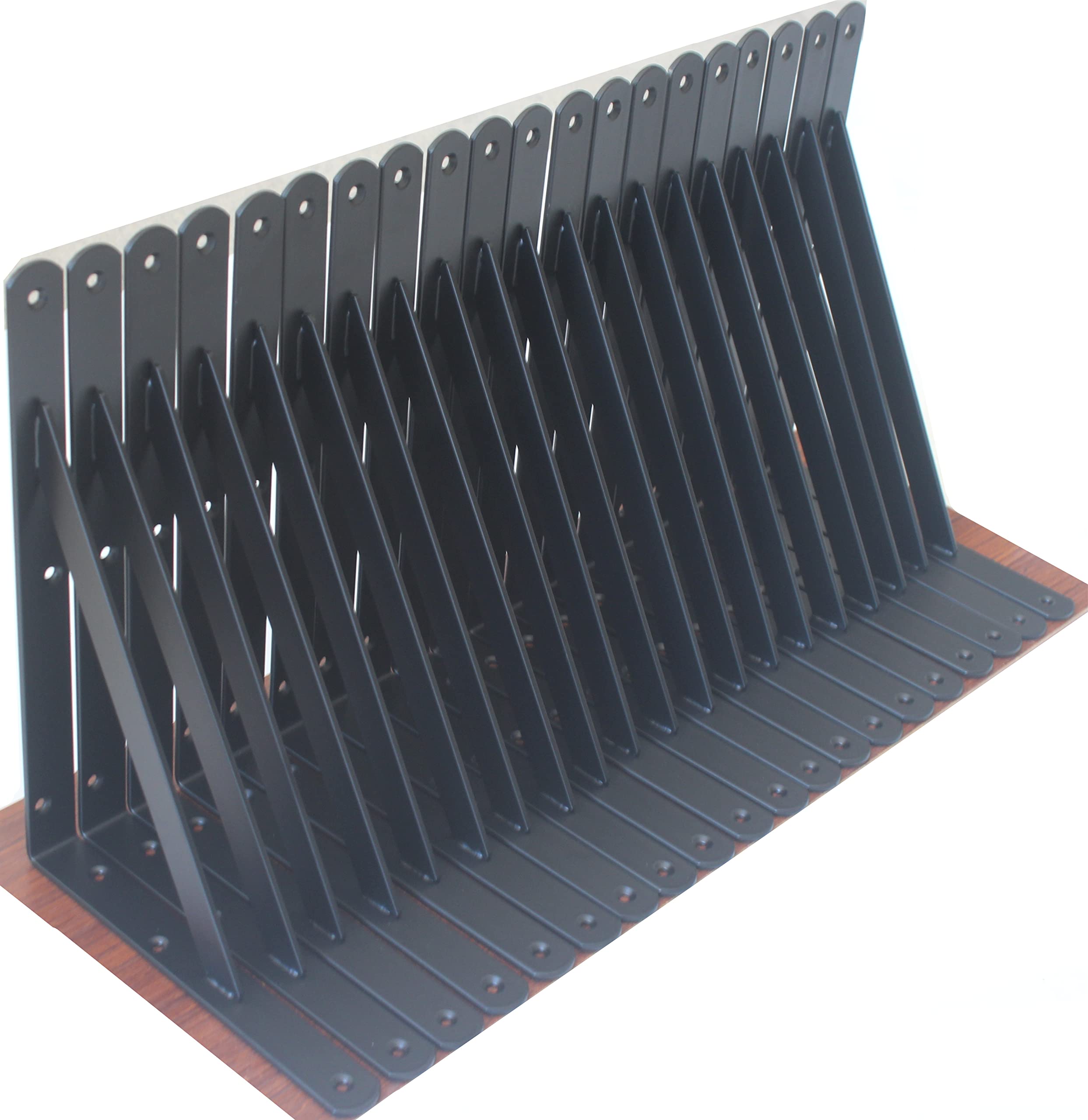 Heavy-Duty Shelf Support Angle Brackets with Screws