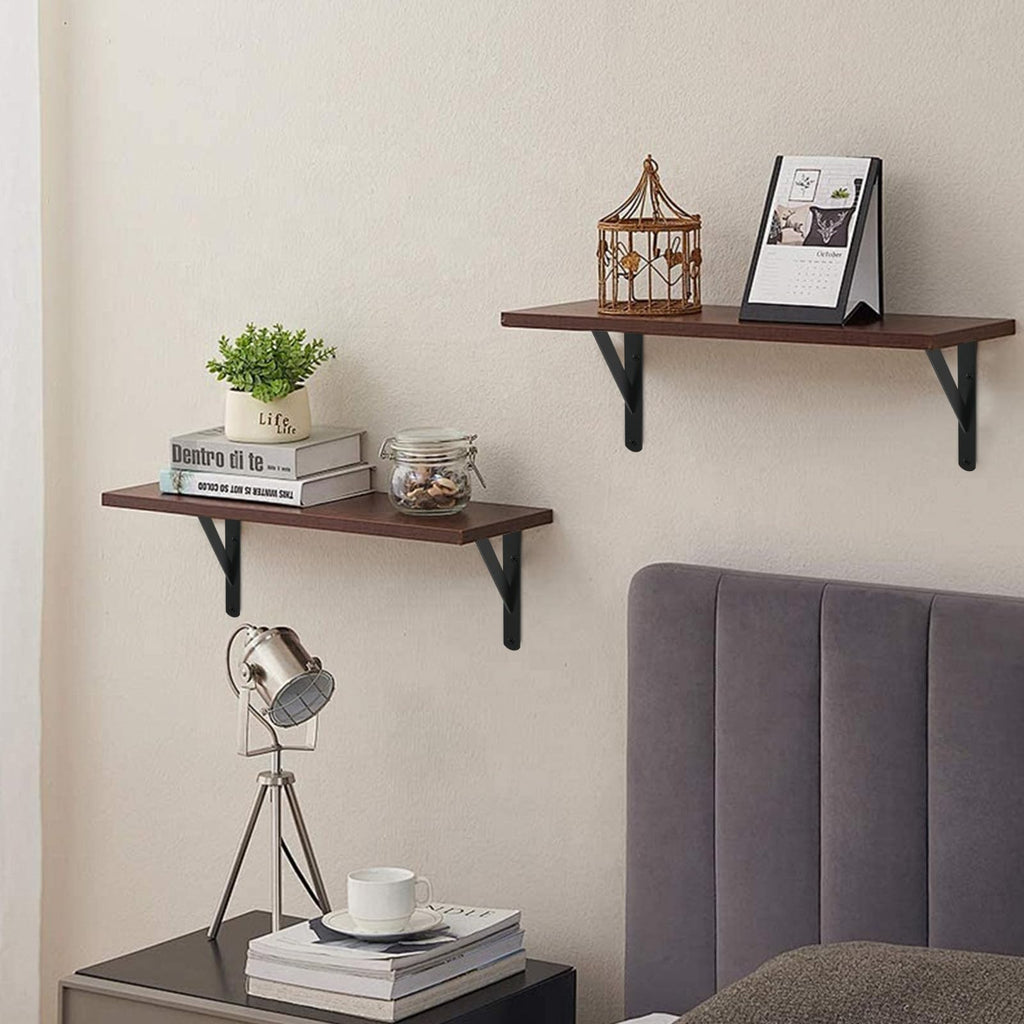 Heavy-Duty Shelf Support Angle Brackets with Screws