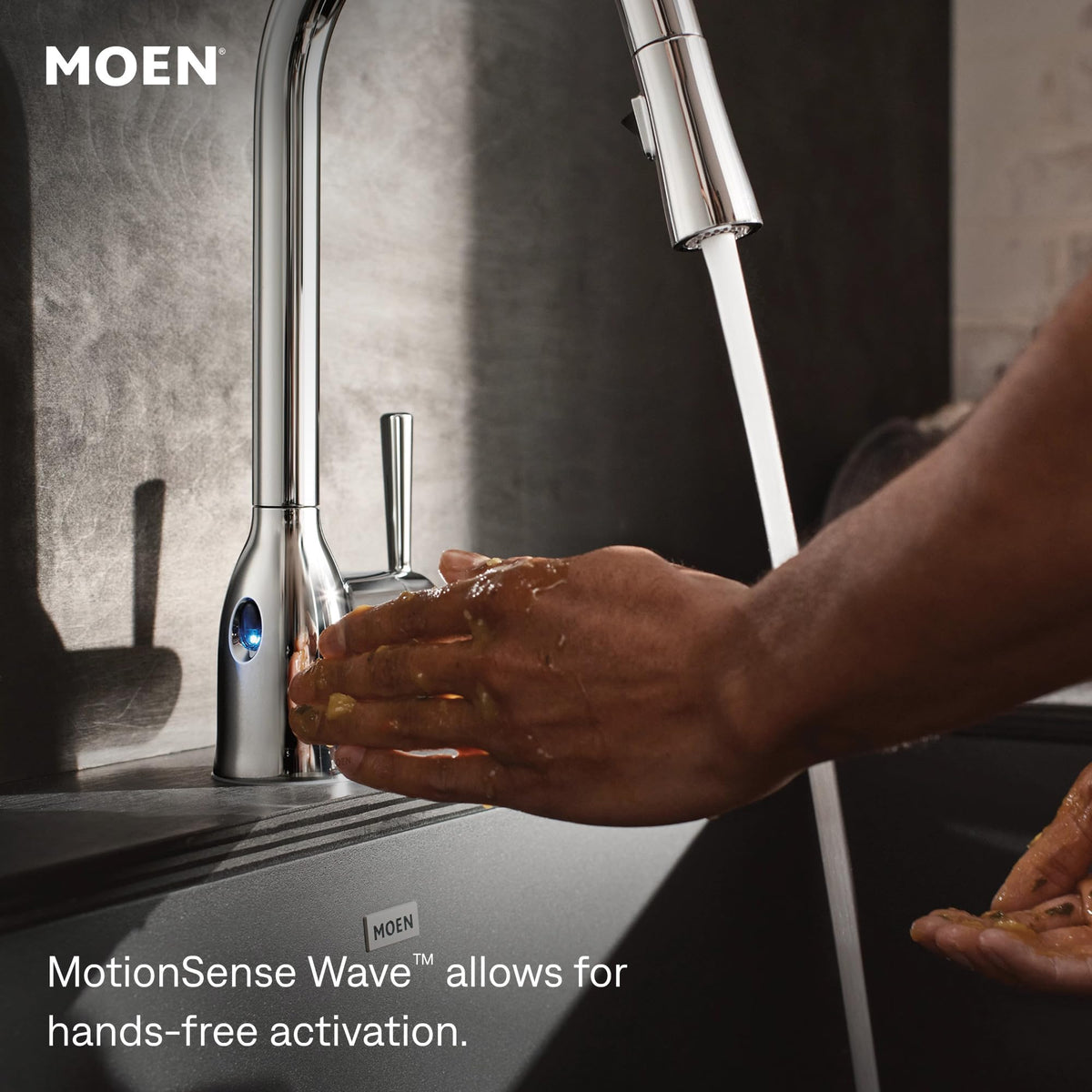 Moen One-Handle Pull-Down Kitchen Faucet with Spray Head