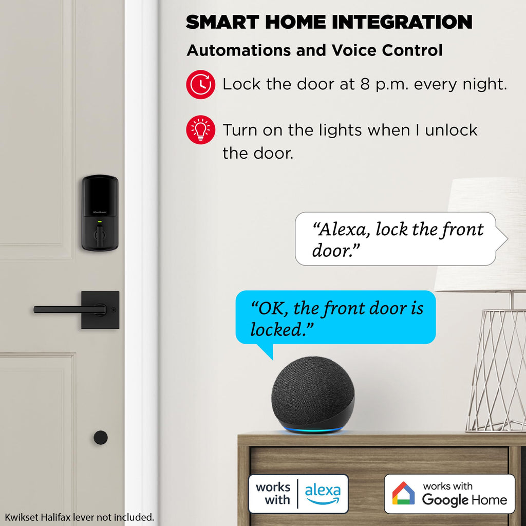Kwikset Halo Wi-Fi Touchscreen Smart Deadbolt with SmartKey