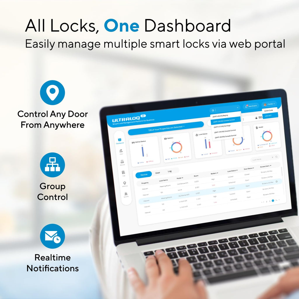 ULTRALOQ U-Bolt Pro Smart Lock with Keyless Entry