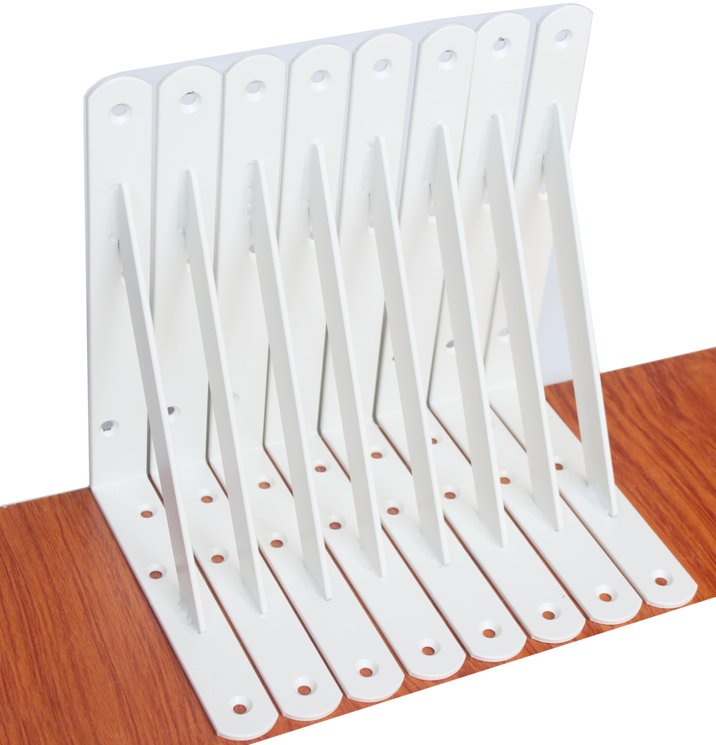 Heavy-Duty Shelf Support Angle Brackets with Screws