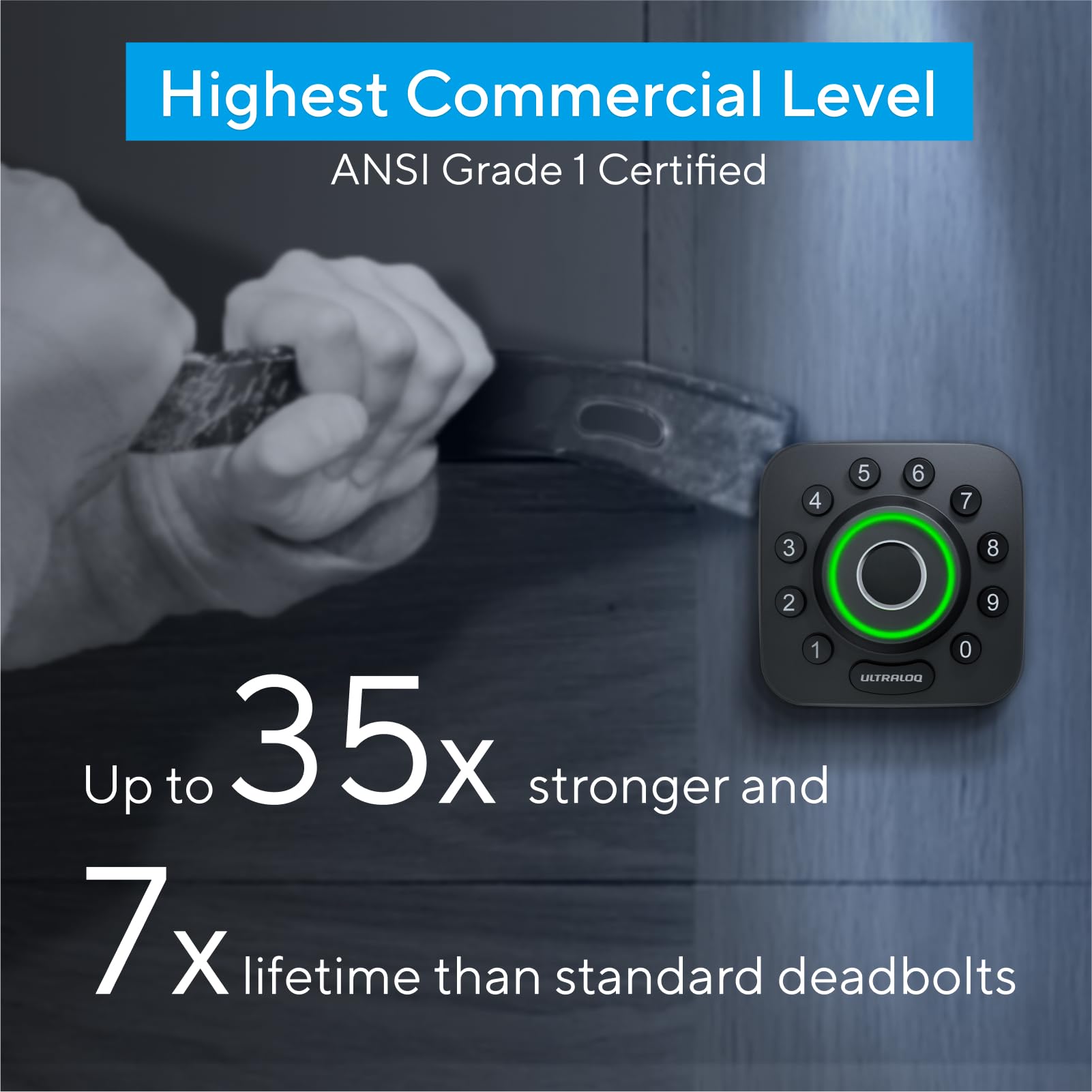 ULTRALOQ U-Bolt Pro Smart Lock with Keyless Entry