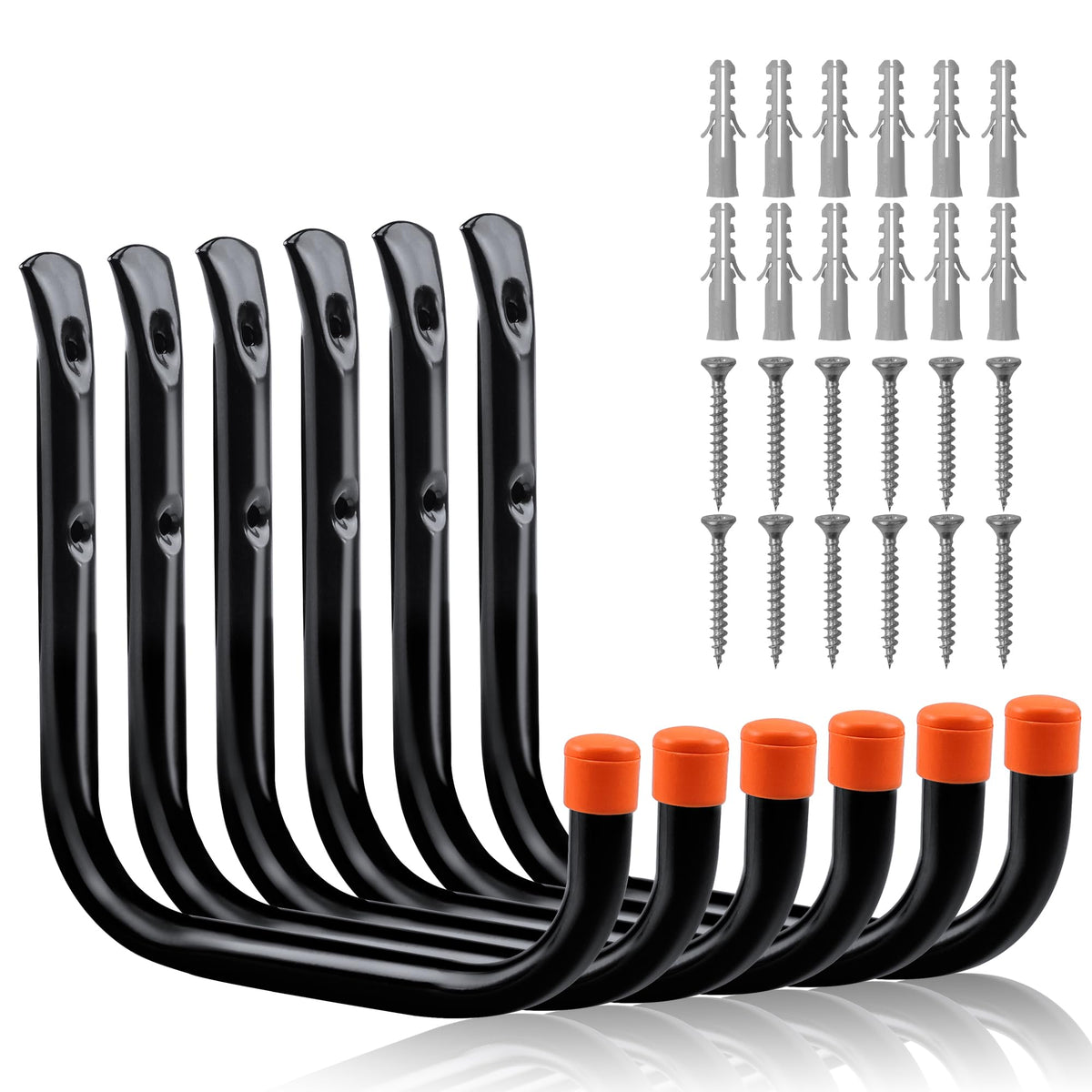 HORUSDY Heavy-Duty Garage Storage Hooks for Wall Mounting