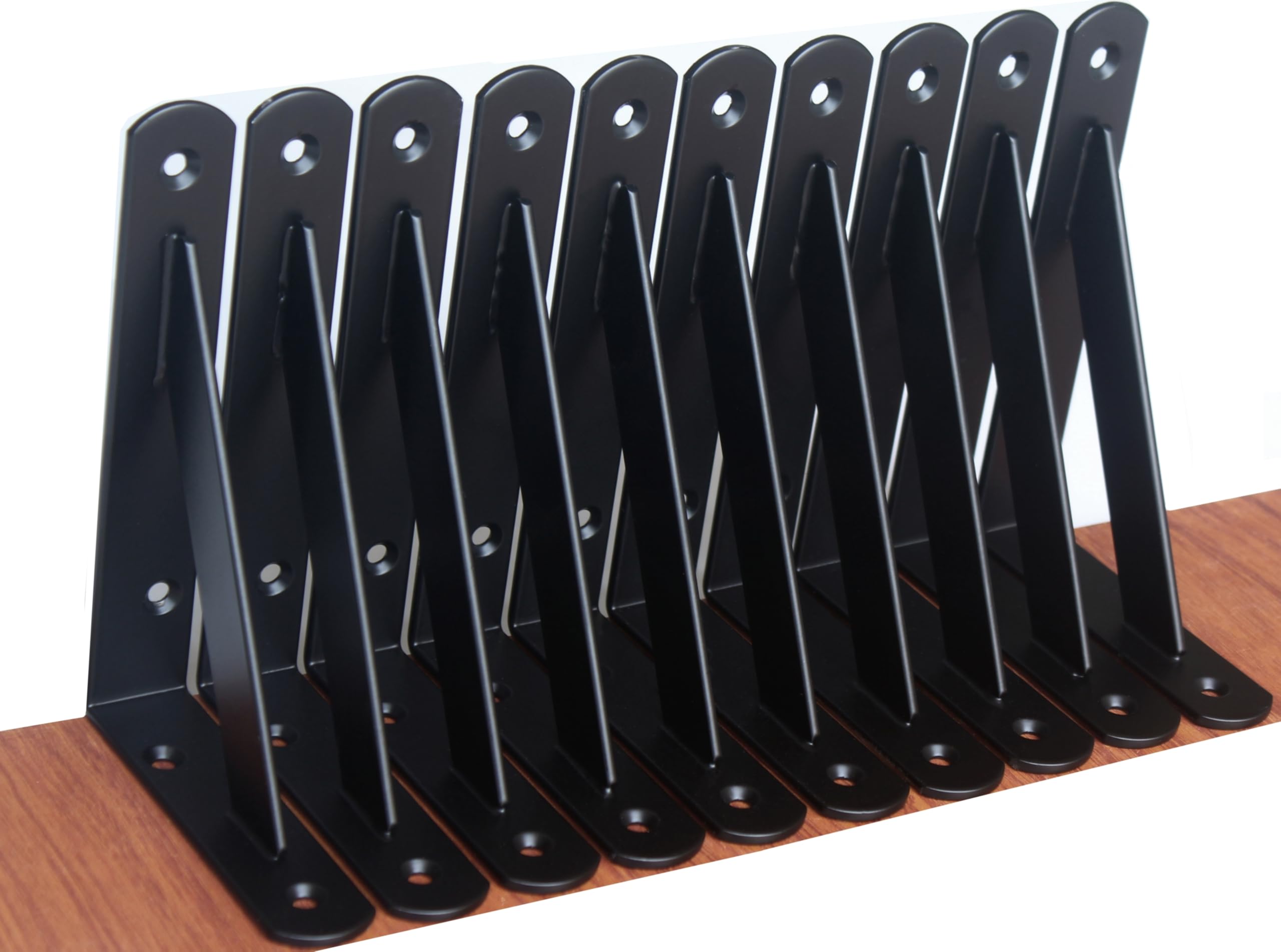Heavy-Duty Shelf Support Angle Brackets with Screws