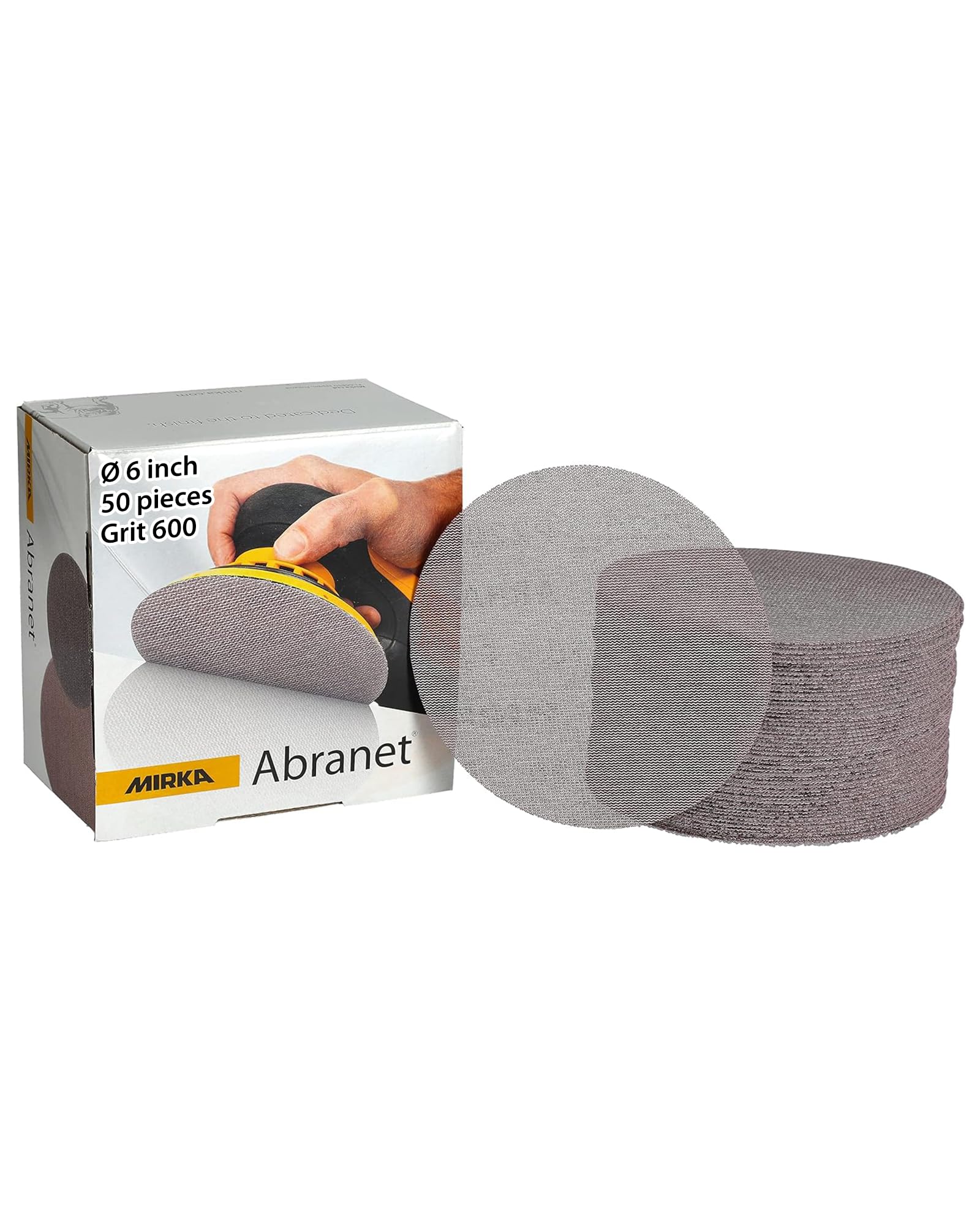 Mirka 9A-241-180 6-Inch 180 Grit Mesh Abrasive Dust Free