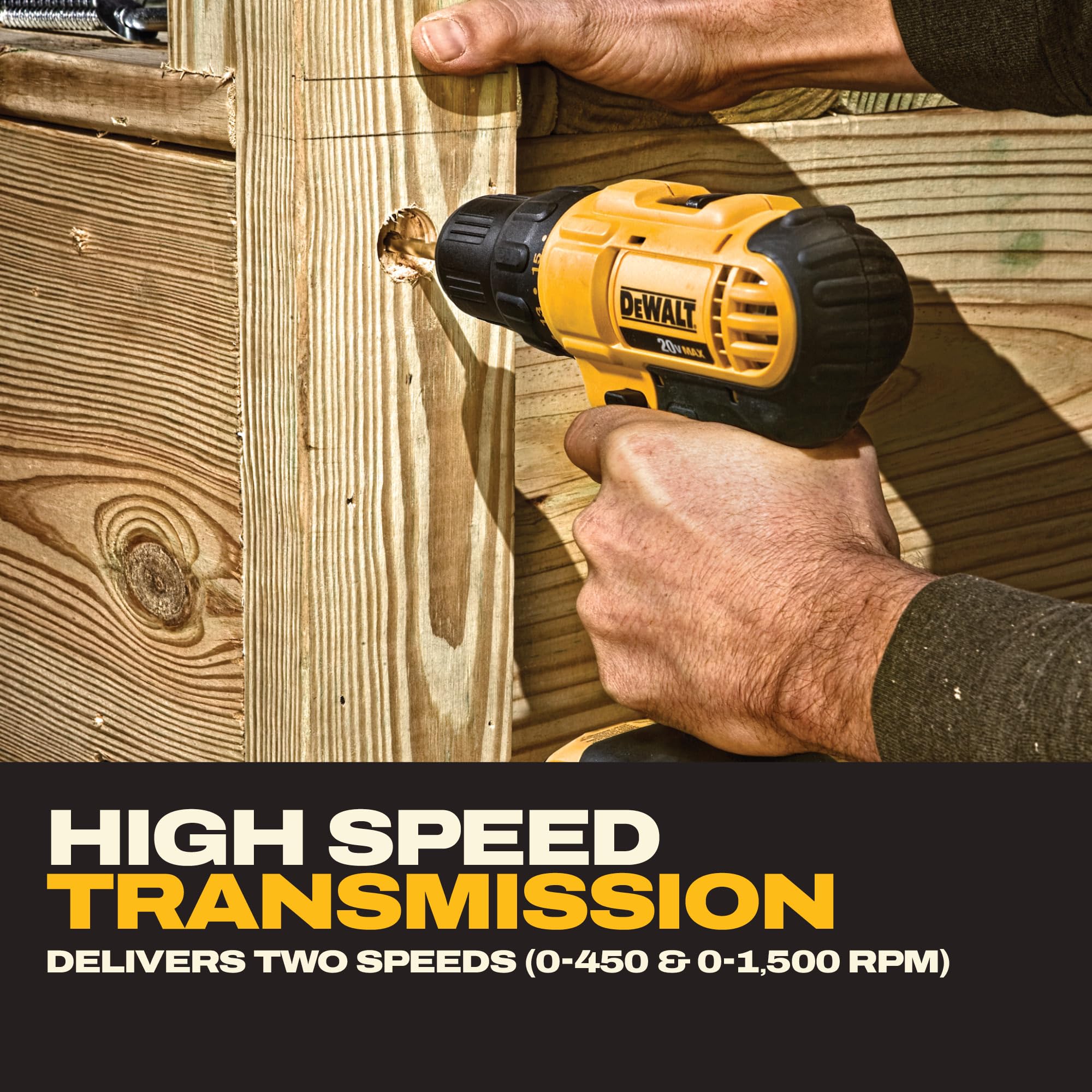 DEWALT DCD771C2 20V MAX 1/2-Inch Compact Drill Driver Kit