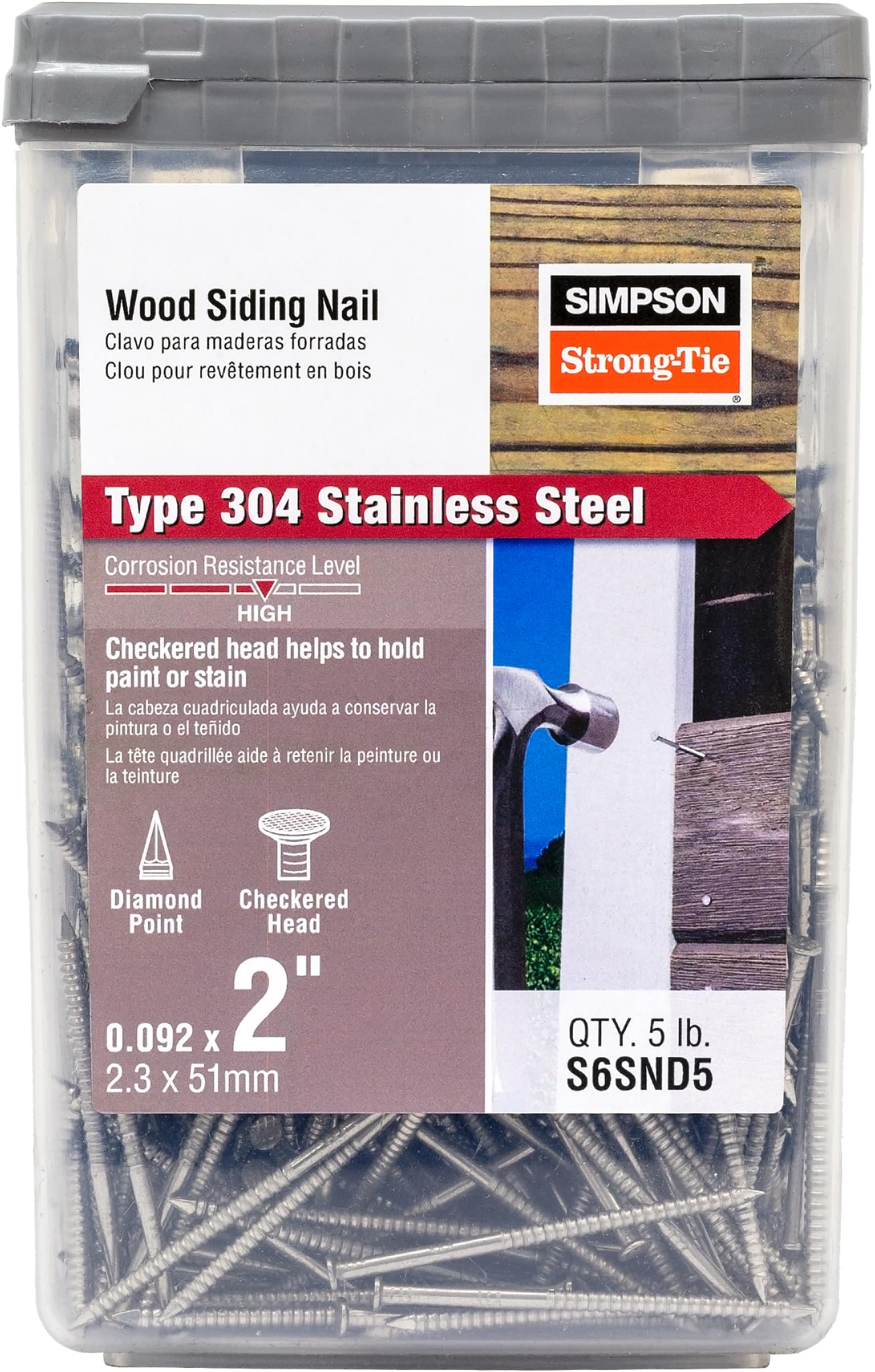 Stainless Steel Siding Nails