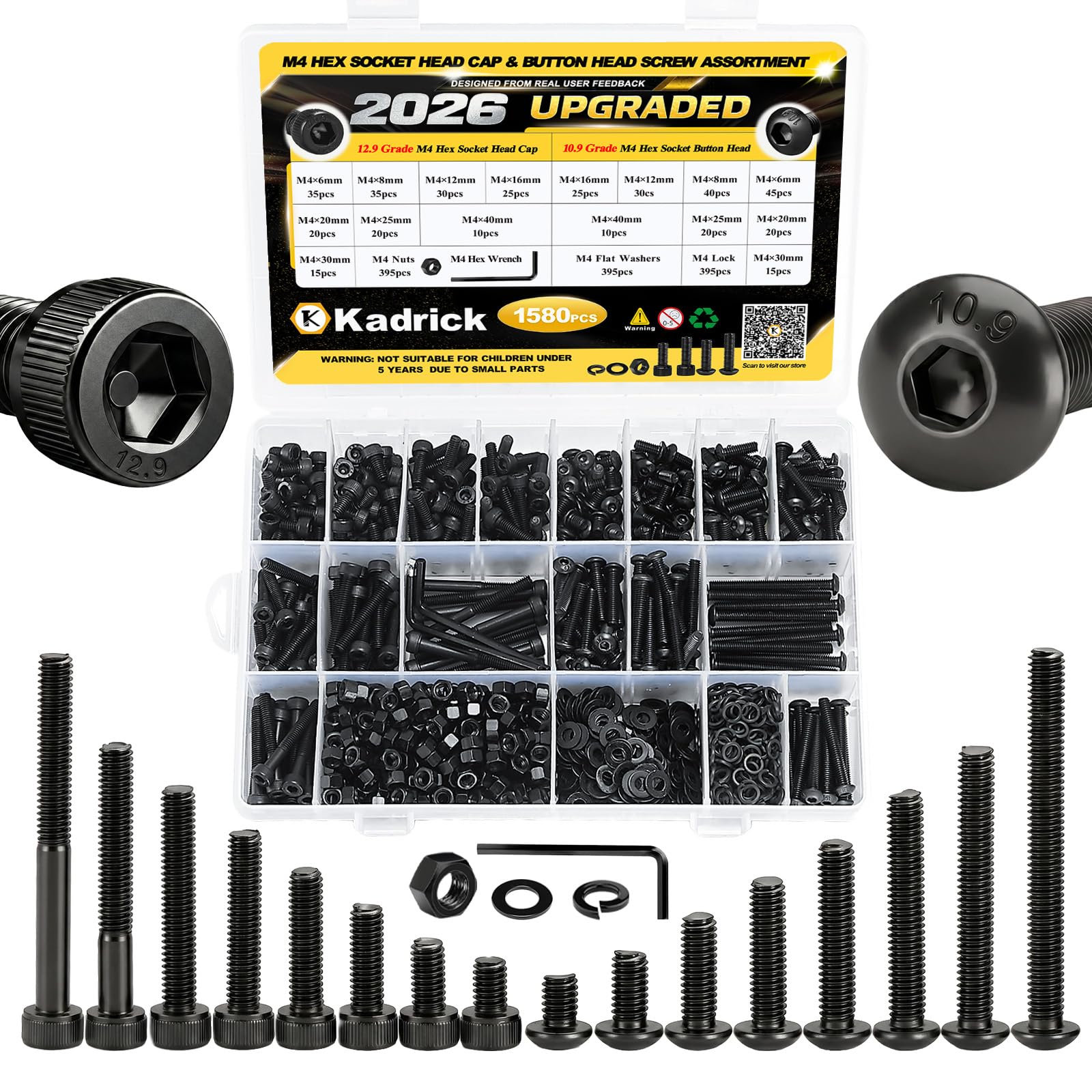 New Black Screw Assortment C