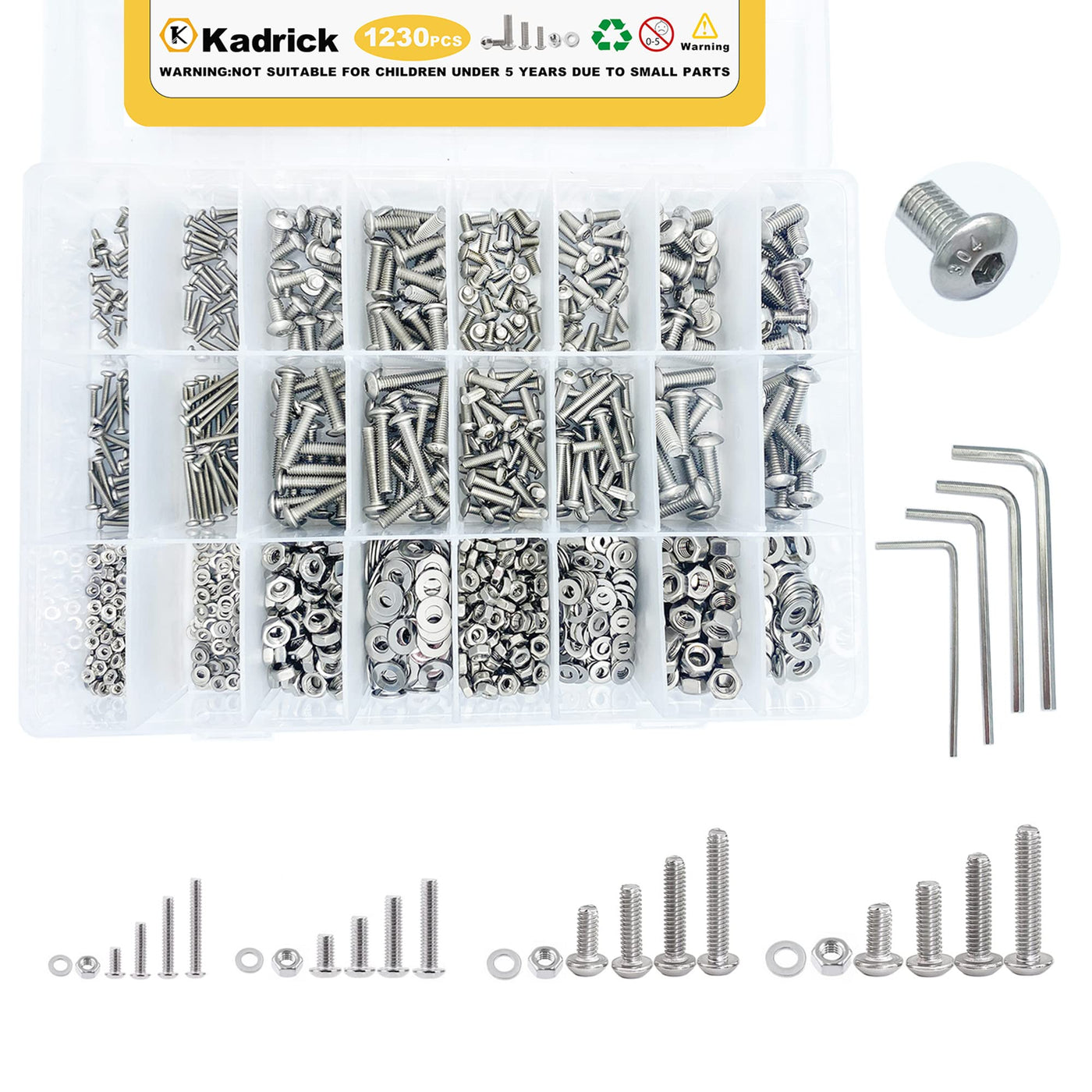 Screws, Bolts, Nuts & Washers