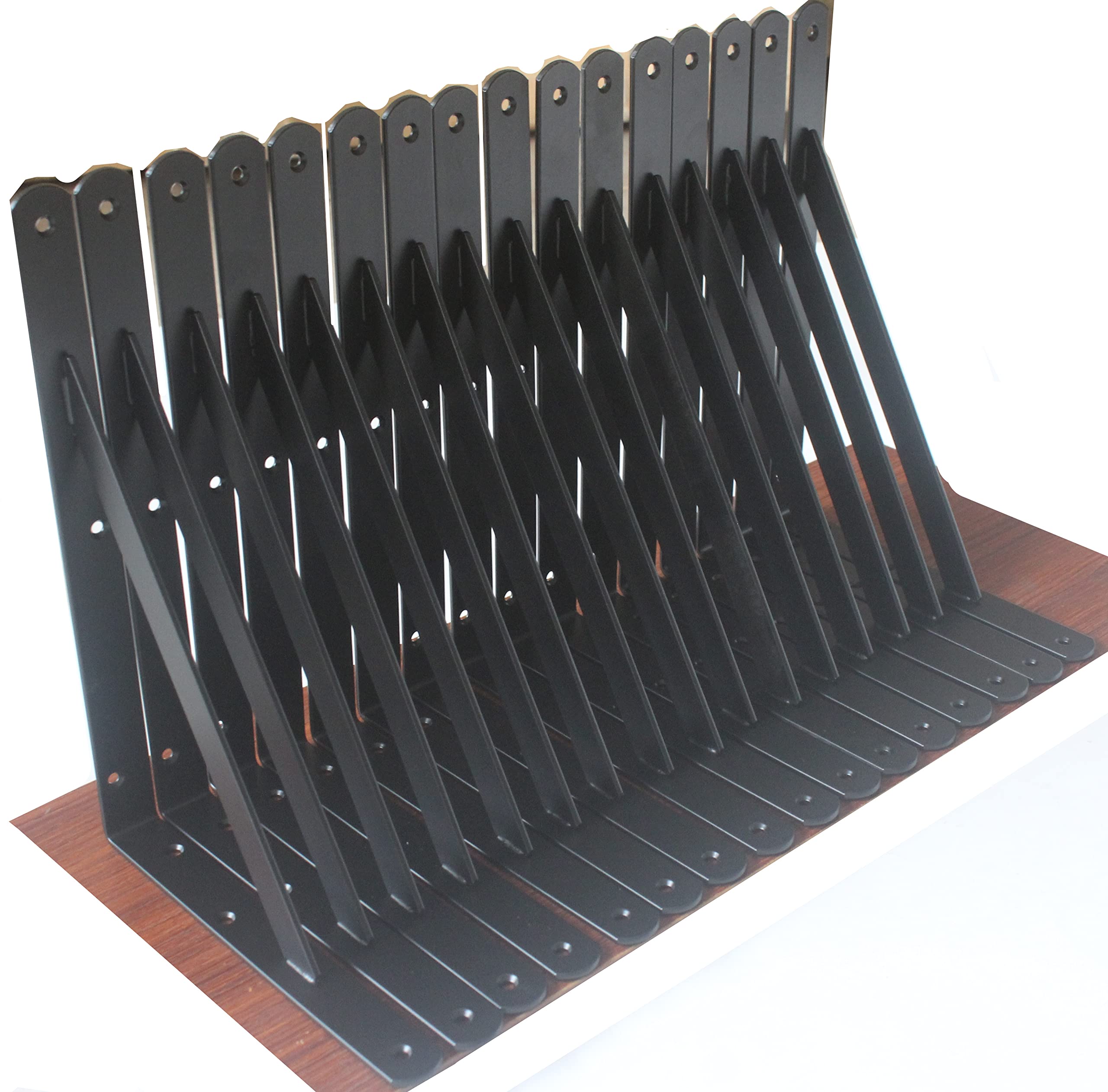Heavy-Duty Shelf Support Angle Brackets with Screws