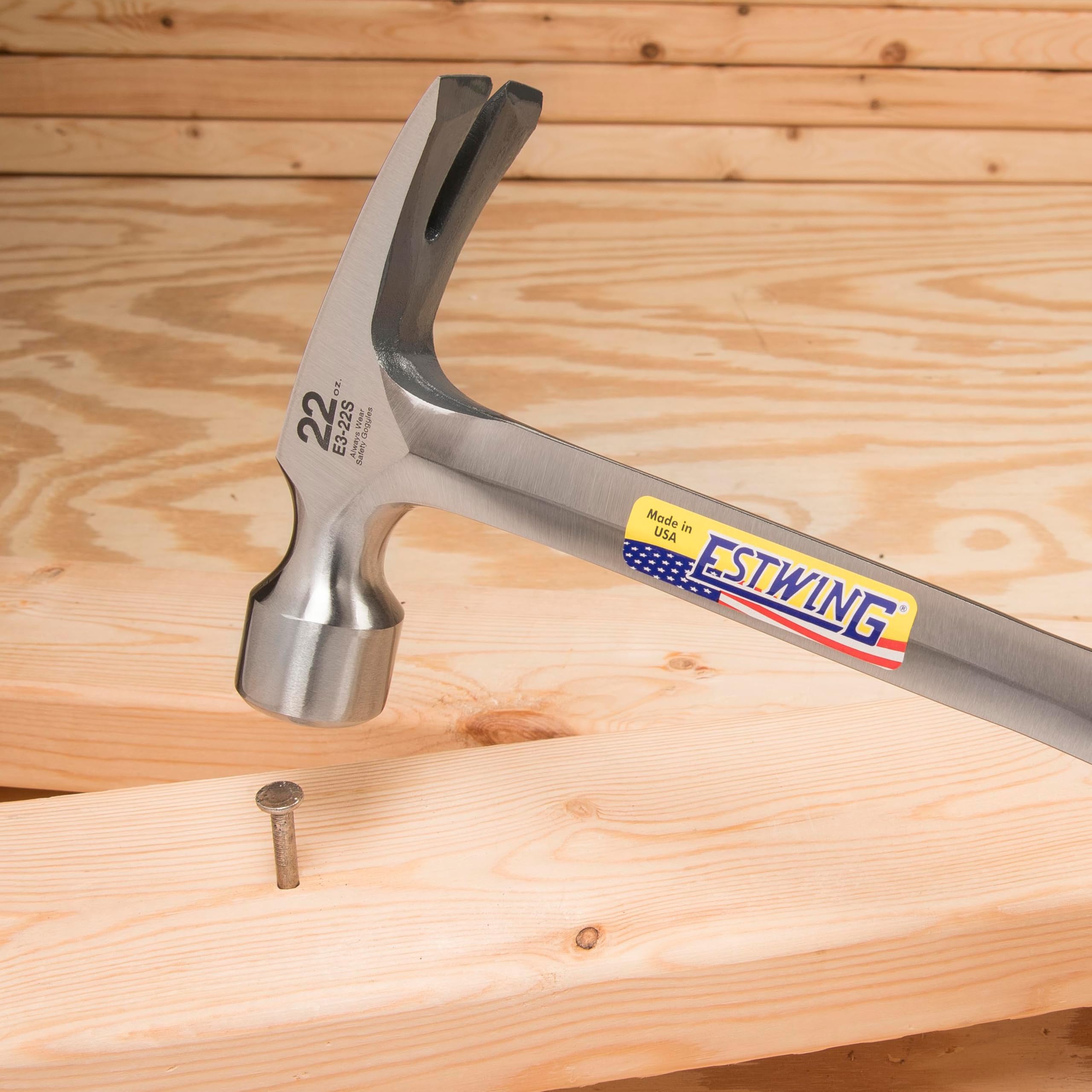 ESTWING Long-Handle Framing Hammer with Milled Face