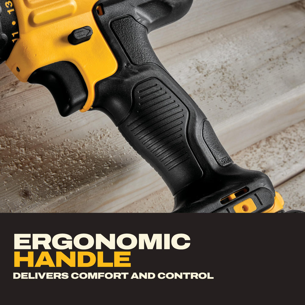 DEWALT DCD771C2 20V MAX 1/2-Inch Compact Drill Driver Kit