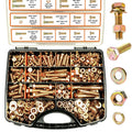 Heavy-Duty Yellow Zinc Bolt, Nut & Washer Assortment Kit