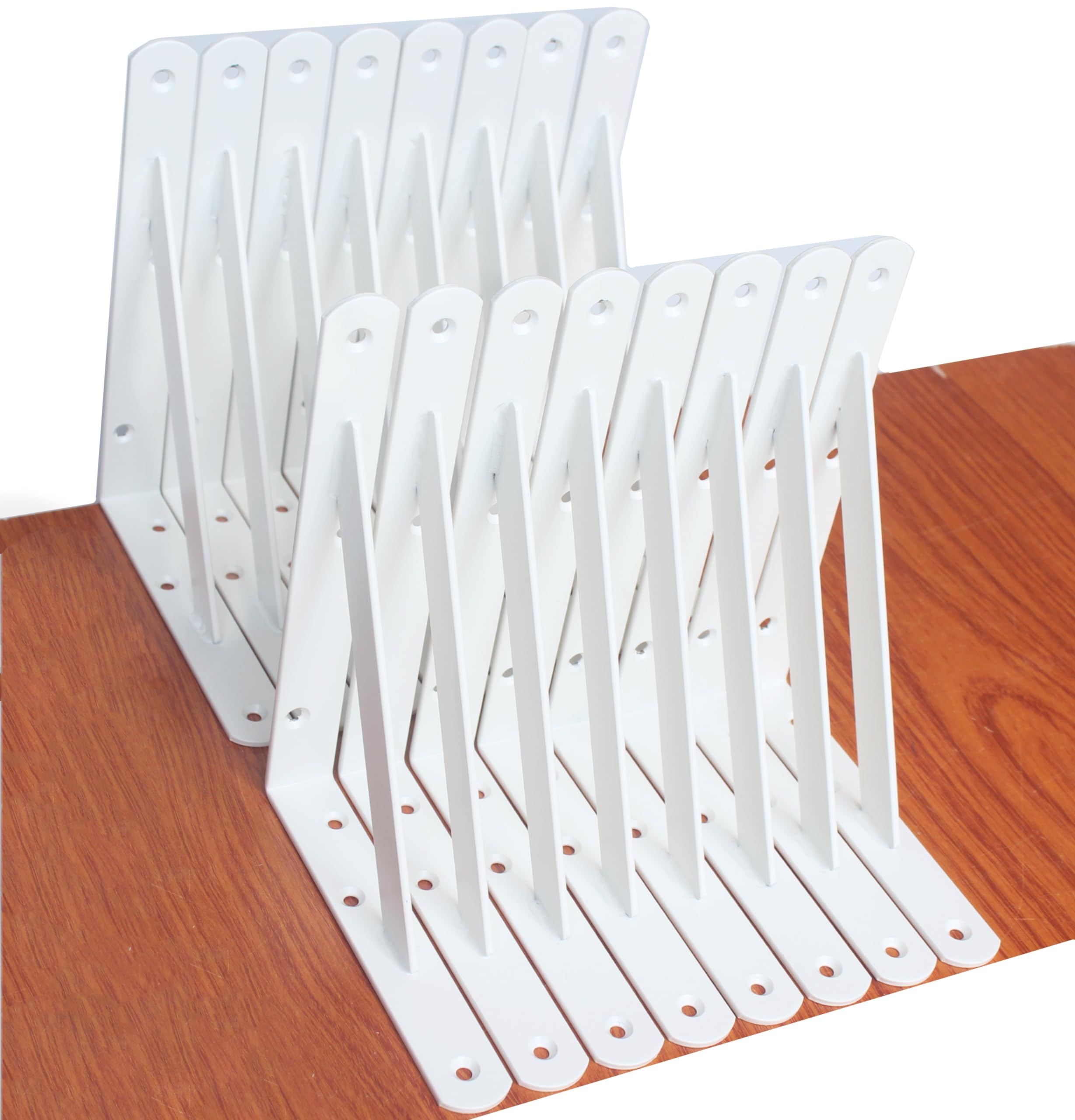 Heavy-Duty Shelf Support Angle Brackets with Screws