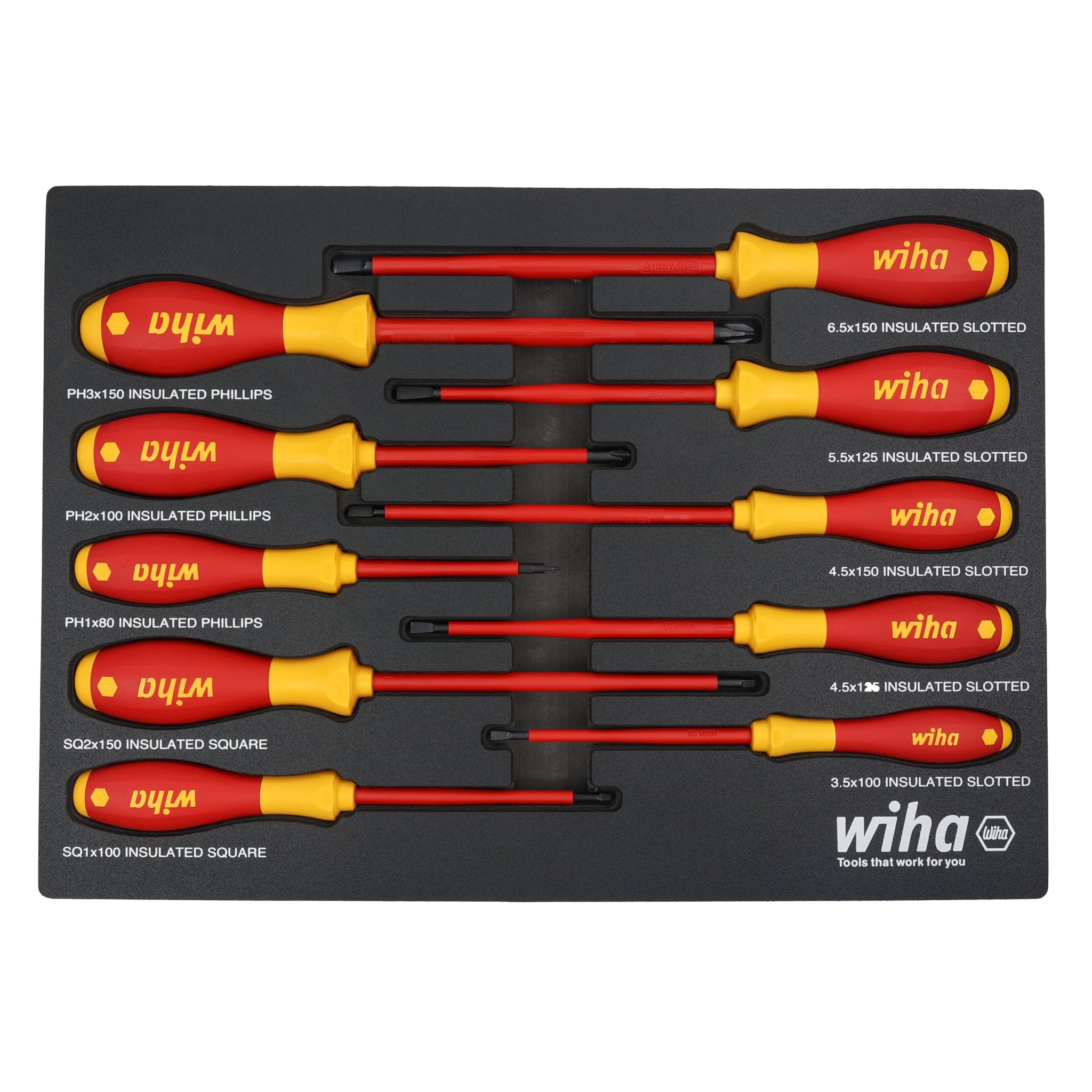 Wiha Professional Insulated Screwdriver Set