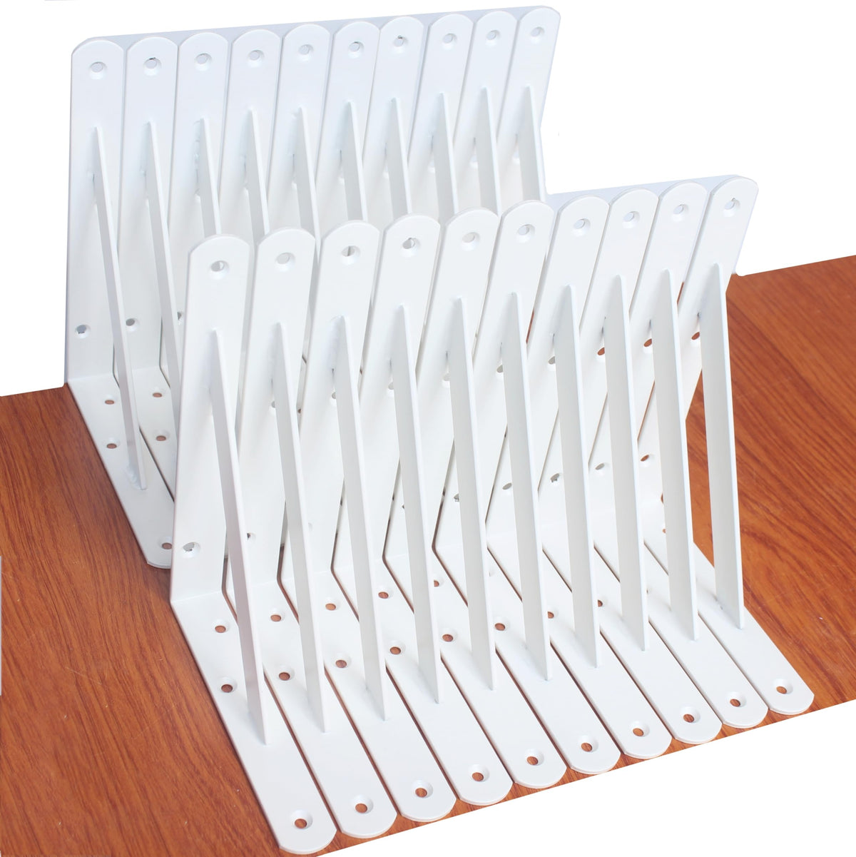 Heavy-Duty Shelf Support Angle Brackets with Screws