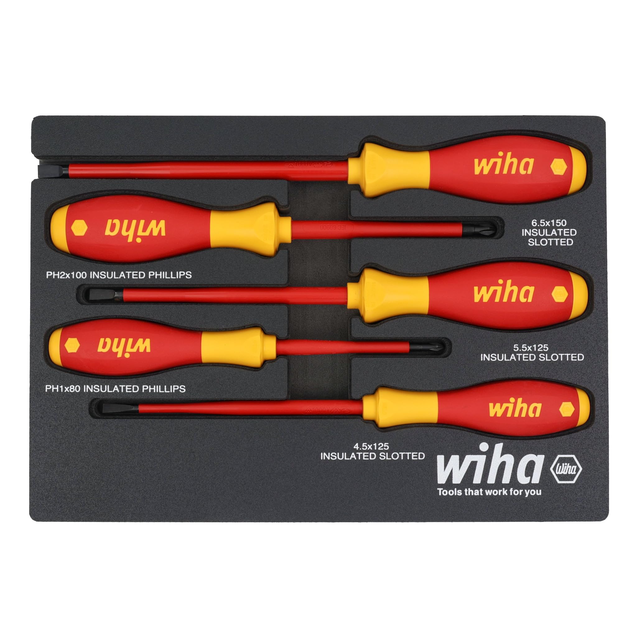 Wiha Professional Insulated Screwdriver Set