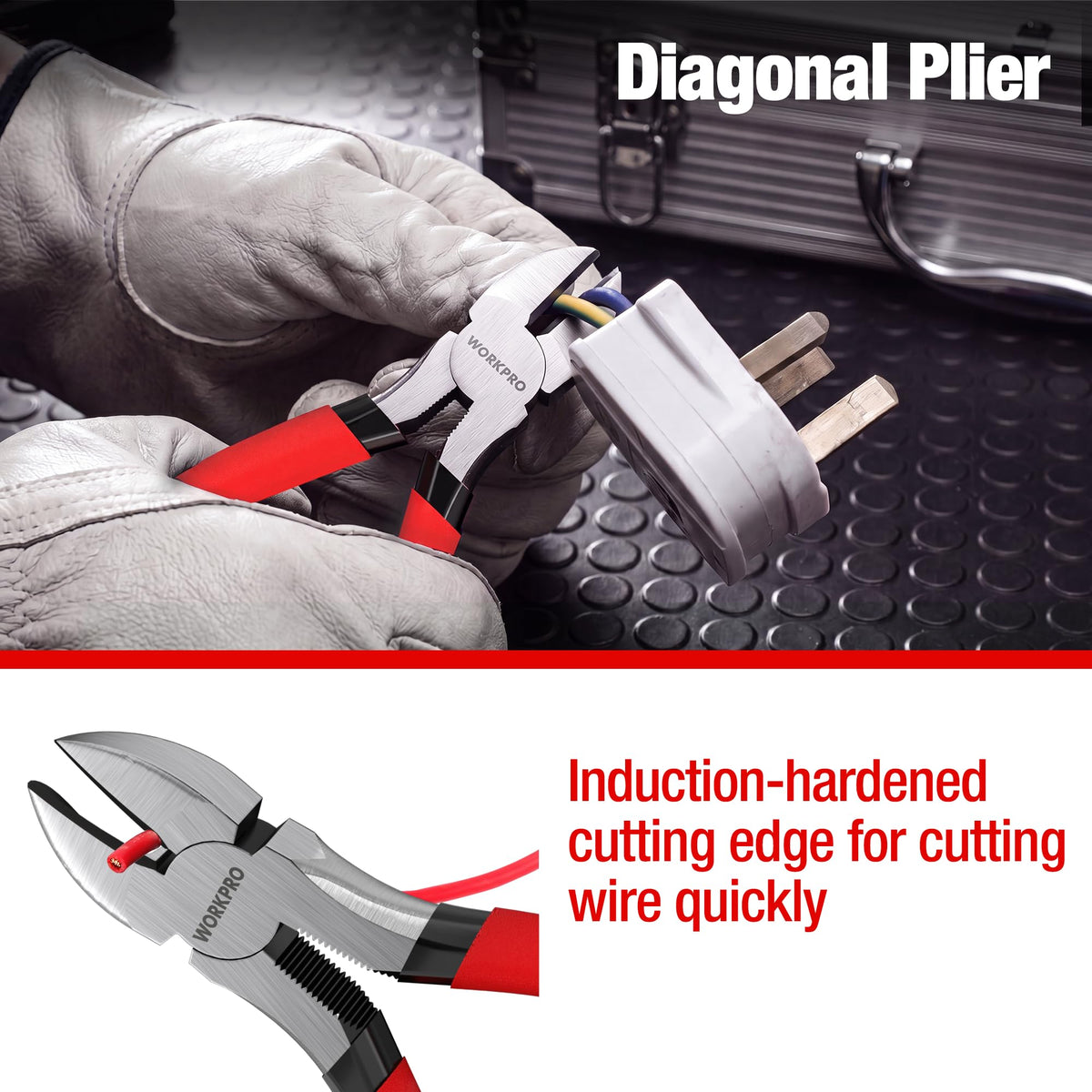 WORKPRO 7-Piece Professional Pliers Set for DIY & Home Repair