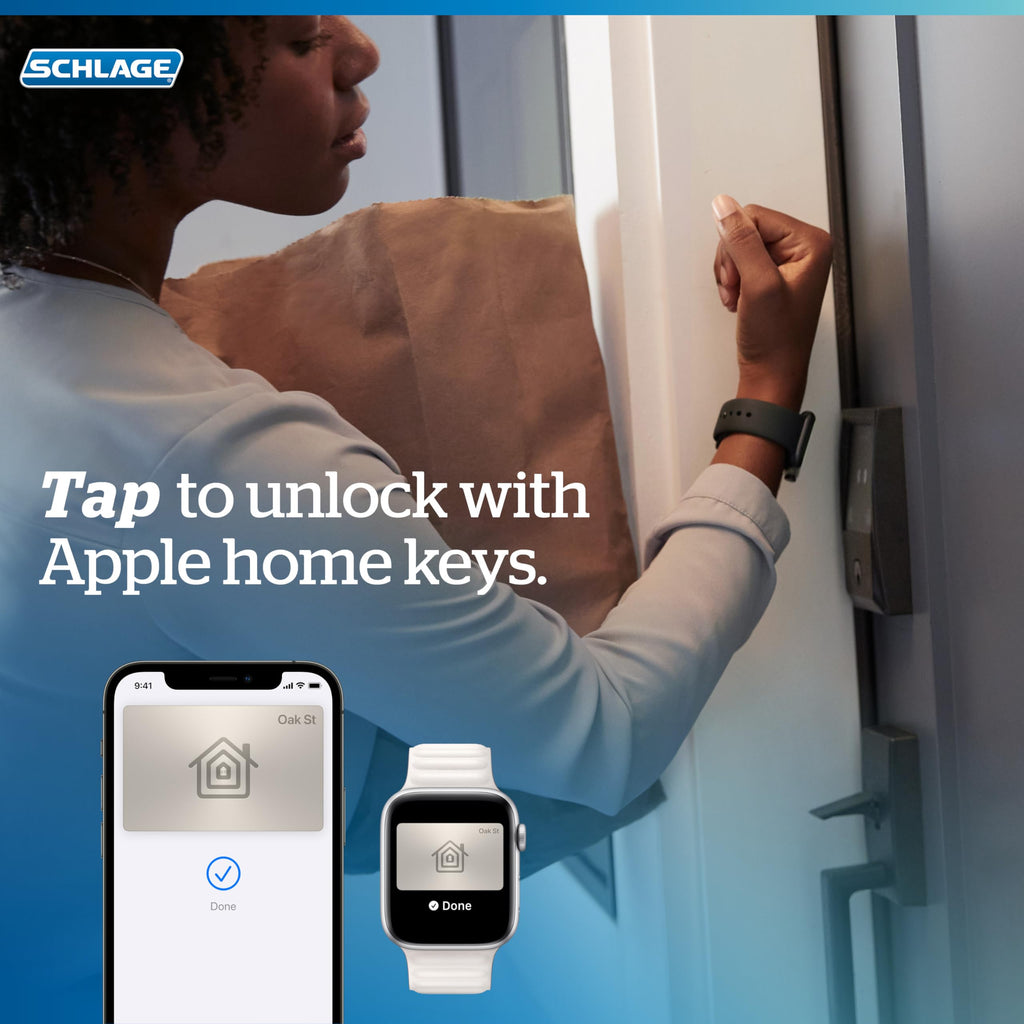 Schlage Wi-Fi Smart Deadbolt Lock with Apple Home Key