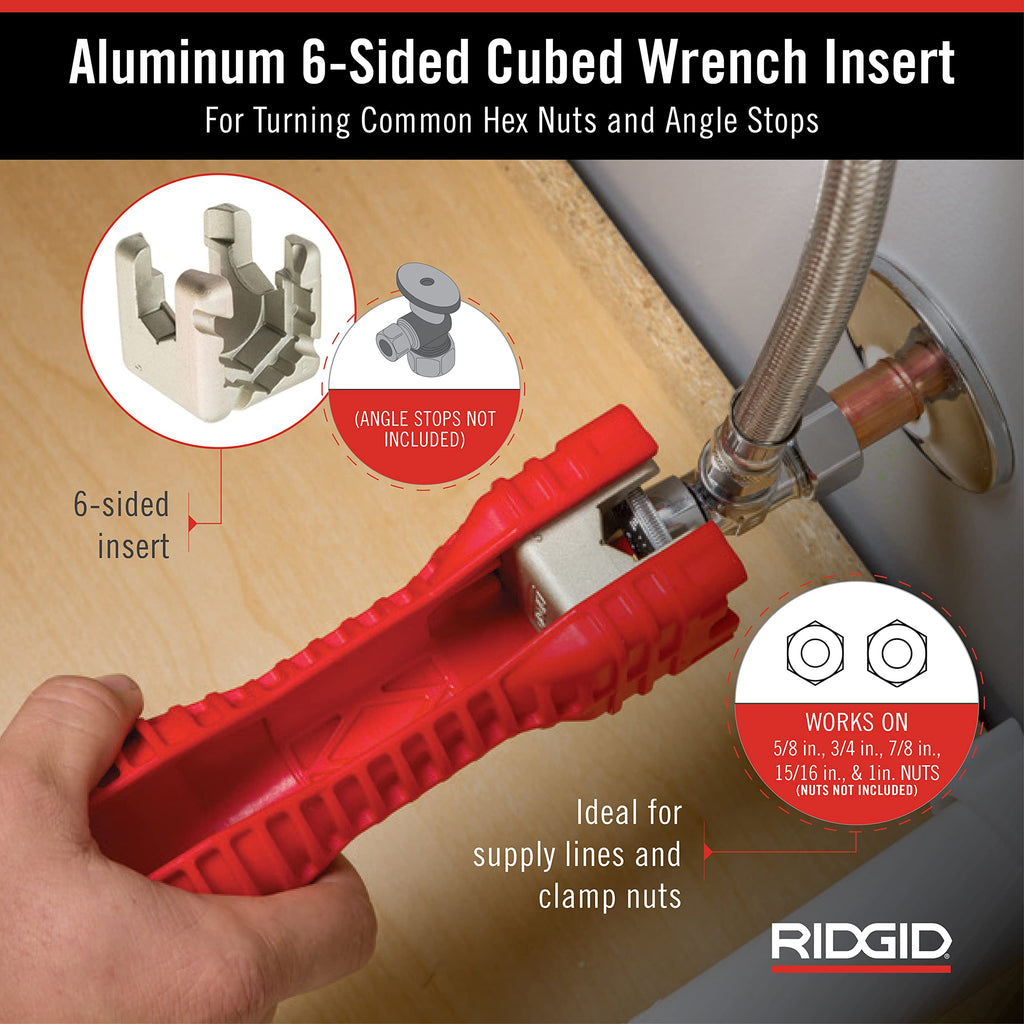 RIDGID 57003 EZ Change Faucet Tool & Sink Wrench