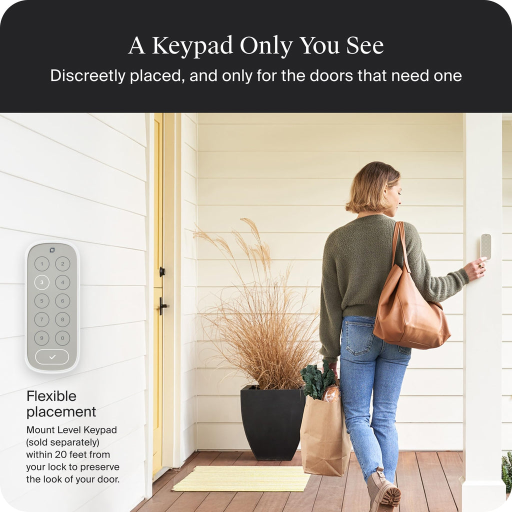 Level Lock Pro Smart Deadbolt with Matter Support