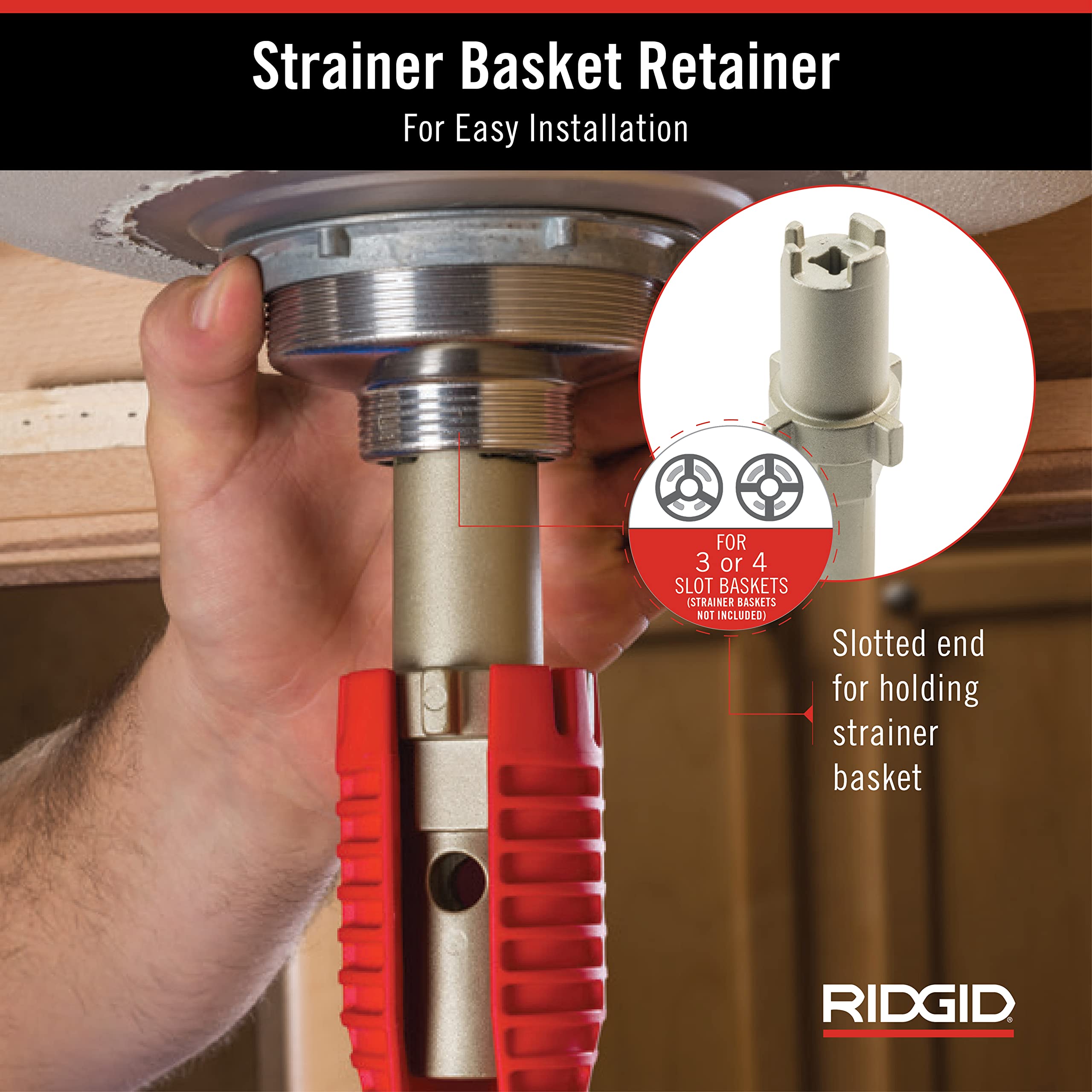 RIDGID 57003 EZ Change Faucet Tool & Sink Wrench