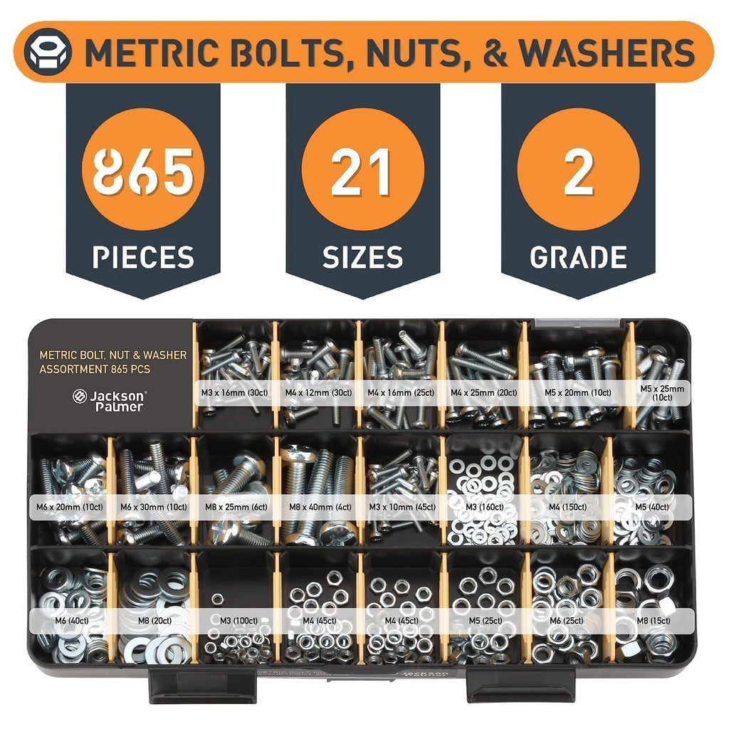 Jackson Palmer Professional Hardware Assortment Kit