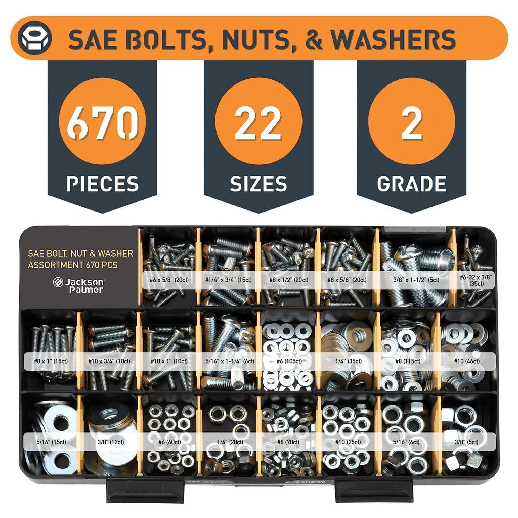 Jackson Palmer Professional Hardware Assortment Kit